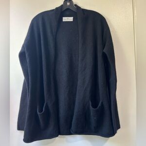 Never A Wallflower Women’s Cashmere Open Front Cardigan Sweater Sz XS